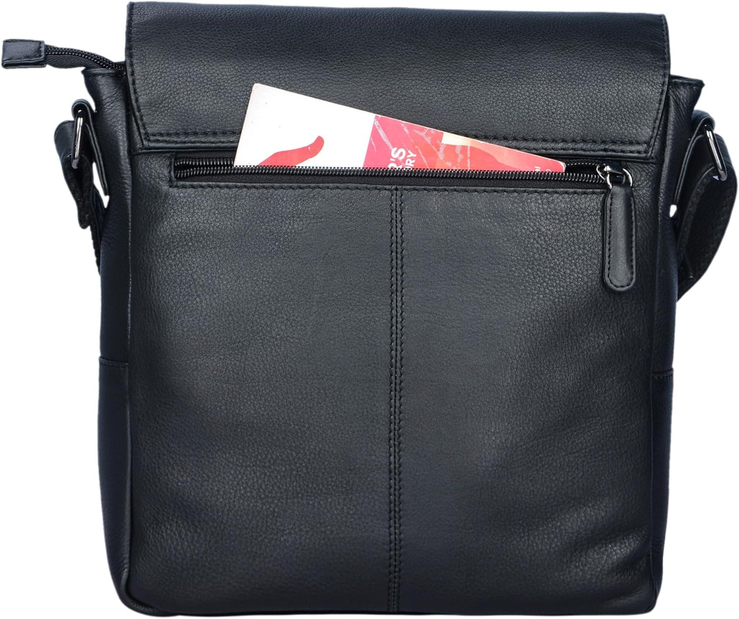 STILORD 'Nevio' Bolso de Hombre de Cuero | Pequeño Messenger Bag Elegante de Estilo Vintage | Bandolera para Tablet de 10.1 Pulgadas iPad en Piel Genuino
